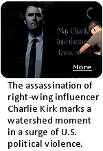 From the article: In the first six months of the year, the U.S. experienced about 150 politically-motivated attacks - nearly twice as many as over the same period last year. We are in a very, very dangerous spot right now that could quite easily escalate into more widespread civil unrest if we don't get a hold of it. This could absolutely serve as a kind of flashpoint that inspires more of it.